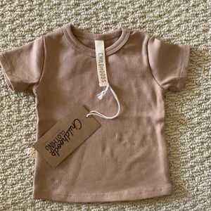 childhood clothing rib knit tee